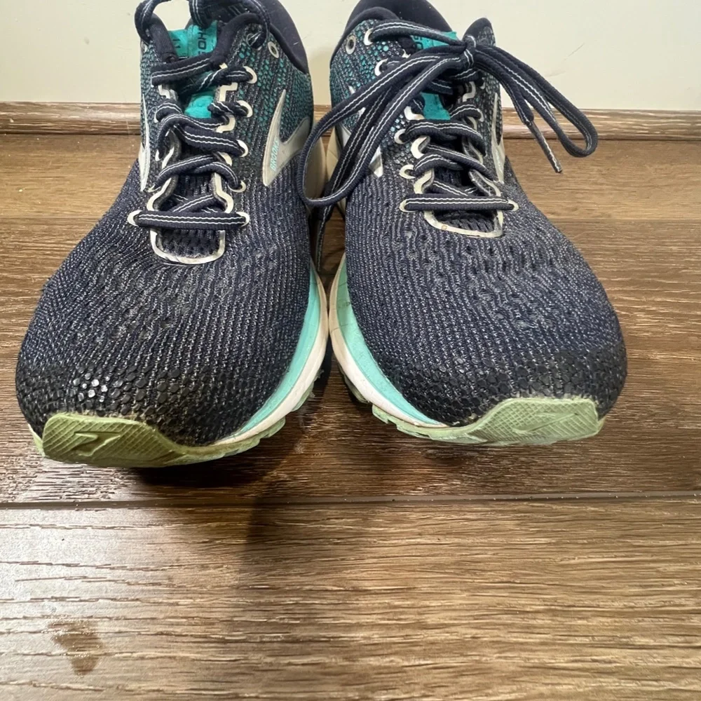 Brooks Ghost 11 Women's Running Shoes Navy/teal Size 10 - Picture 3 of 10